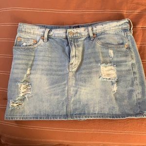 Gap denim mini skirt